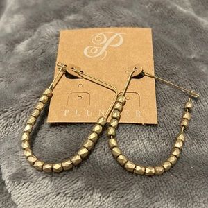 Never worn gold earrings